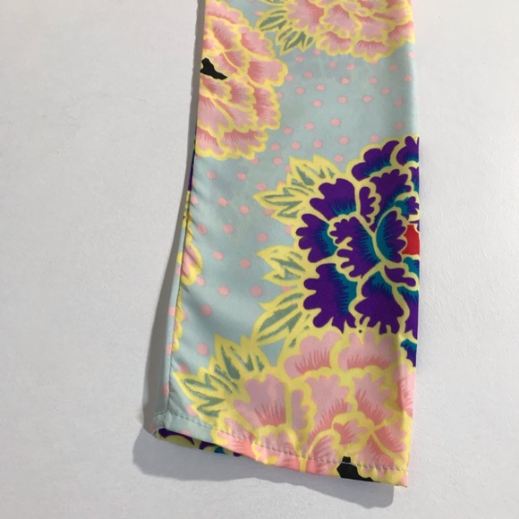 NWT RARE Nasty Gal Flower of Love Gorgeous Floral Kimono Duster Kaftan Pink Boho - Picture 10 of 14